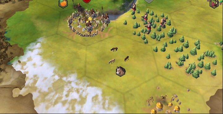 The native villages are often found next to barbarian camps. - Civilization 6: Native Villages - tips - The World - Sid Meiers Civilization VI Game Guide