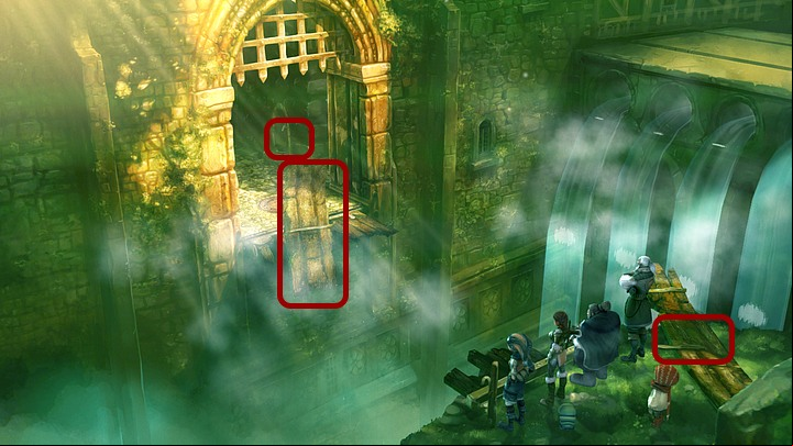 When Kyras idea with the bomb wont work just exactly as she wanted to, you need to find a way to get to the city through the moat - Chapter Three | Walkthrough - Walkthrough - Silence: The Whispered World 2 Game Guide
