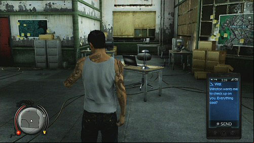 Use the phone and send SMS to Ming - Popstar Lead 1 - Identified Supplier - Walkthrough - Sleeping Dogs - Game Guide and Walkthrough
