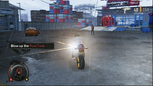 When he starts running, chase him, shooting to the gangsters on the way - Loose Ends - Walkthrough - Sleeping Dogs - Game Guide and Walkthrough