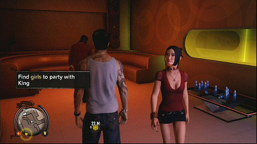 Inside lead the guest to the karaoke room and go search for the girls to companionship - Important Visitor - Walkthrough - Sleeping Dogs - Game Guide and Walkthrough