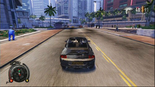Talk with your friend under the shop and get to the car with him - North Point - Secondary Missions - Sleeping Dogs - Game Guide and Walkthrough