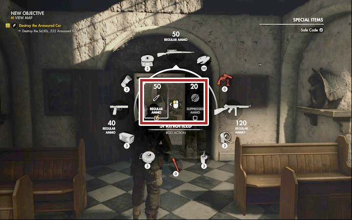 Some weapons can use suppressed ammo, which works as if you attached a silencer. - Silencer and suppressed ammo | Sniper Elite 4 Tips - Tips - Sniper Elite 4 Game Guide