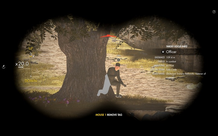 Mark your targets longer to learn additional details - Using the sniper rifle in Sniper Elite 4 - Tips - Sniper Elite 4 Game Guide