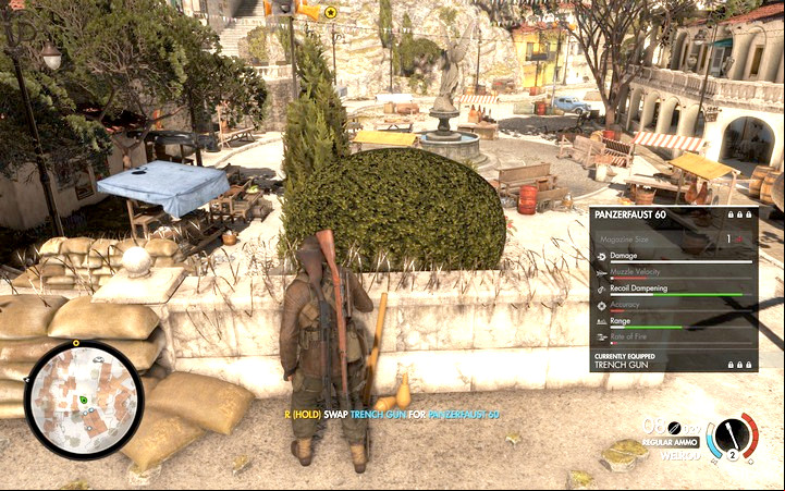 Panzerfaust - Finding Partisan HQ | Mission 2 Bitanti Village in Sniper Elite 4 - Mission 2: Bitanti Village - Sniper Elite 4 Game Guide