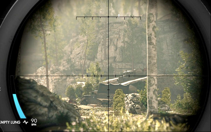 The alternative way is cross the mine field (M3,1) across the middle of the map - Finding the cache and the ammo truck | Mission 3 Regilino Viaduct - Mission 3: Regilino Viaduct - Sniper Elite 4 Game Guide