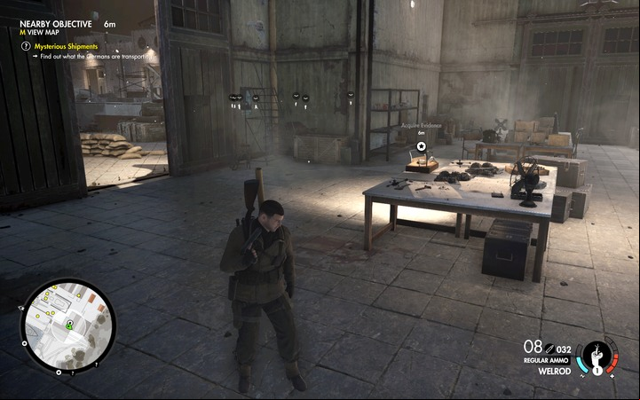 The evidence that you must take - Learn about the content of the shipments | Mission 4 Lorino Dockyard - Mission 4: Lorino Dockyard - Sniper Elite 4 Game Guide