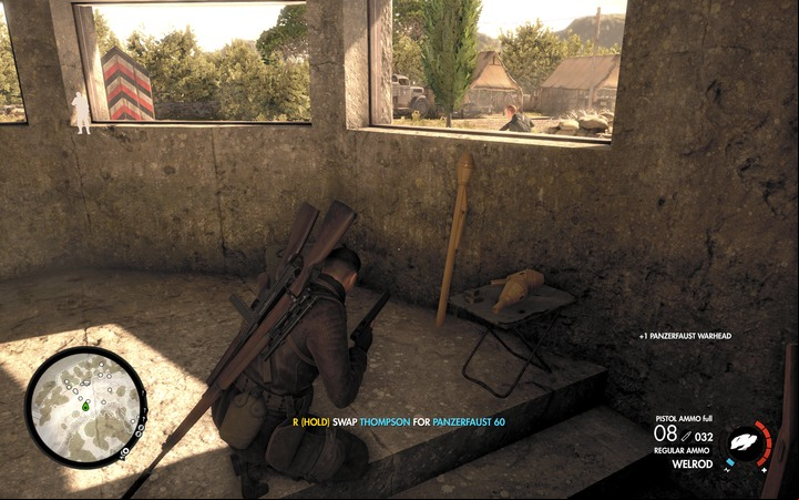 Panzerfaust in the bunker - The second document and Panzerfaust | Mission 5 Abrunza Monastery - Mission 5: Abrunza Monastery - Sniper Elite 4 Game Guide