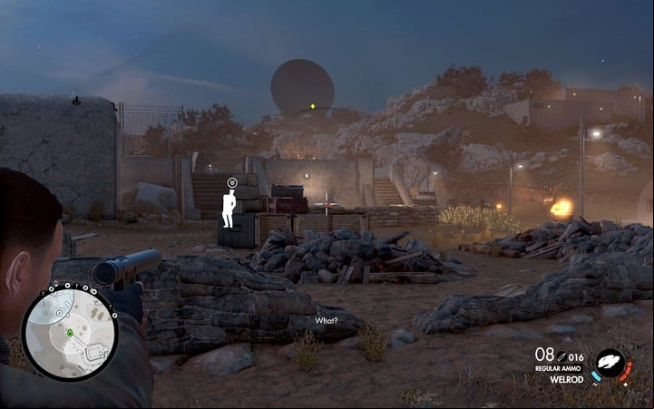 The officer is in front of the bunker (M6,8) - he is one of the main objectives - The second, third and fourth coastal cannon | Mission 6 Magazzeno Facility - Mission 6: Magazzeno Facility - Sniper Elite 4 Game Guide
