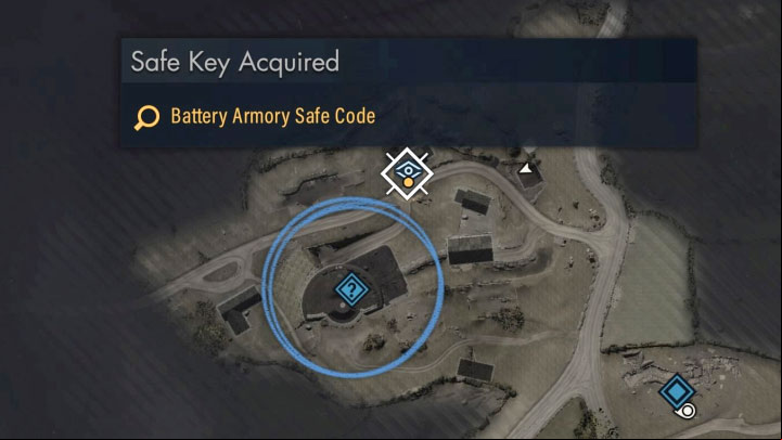 If you have problems finding the right safe again, open the map - Sniper Elite 5: Safes - how to open? - FAQ - Sniper Elite 5 Guide, Walkthrough