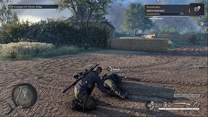 Type of collectible: Personal letter - Sniper Elite 5: Secrets and collectibles in mission 6 (Liberation) - list of all - Secrets & Collectibles - Sniper Elite 5 Guide, Walkthrough