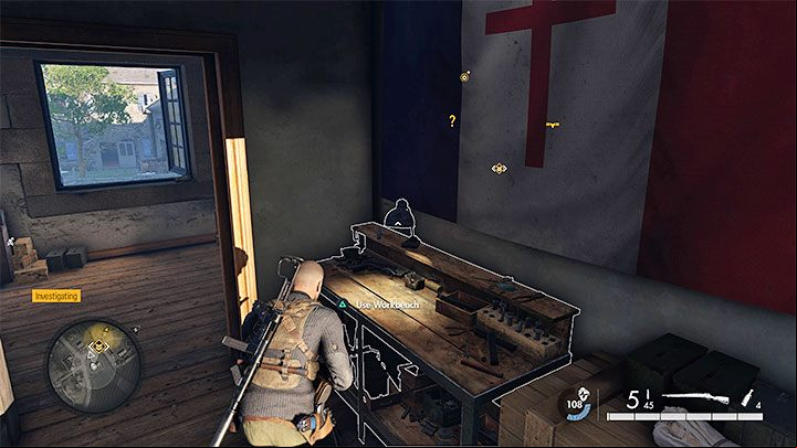 Type of collectible: Workbench - Sniper Elite 5: Secrets and collectibles in mission 6 (Liberation) - list of all - Secrets & Collectibles - Sniper Elite 5 Guide, Walkthrough