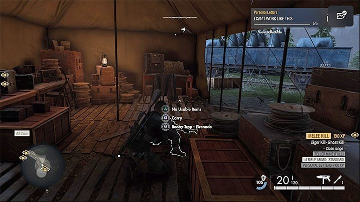 Type of collectible: Personal letter - Sniper Elite 5: Mission 7 (Secret Weapons) - locations of collectibles - Secrets & Collectibles - Sniper Elite 5 Guide, Walkthrough
