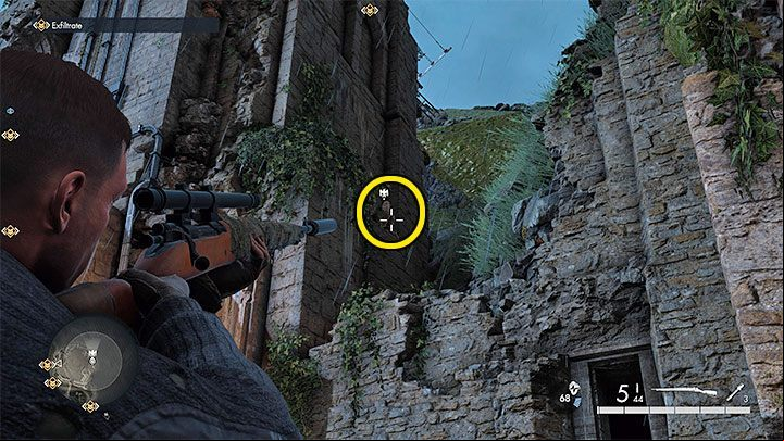 Type of collectible: Dead-Eye Target - Sniper Elite 5: Mission 7 (Secret Weapons) - locations of collectibles - Secrets & Collectibles - Sniper Elite 5 Guide, Walkthrough