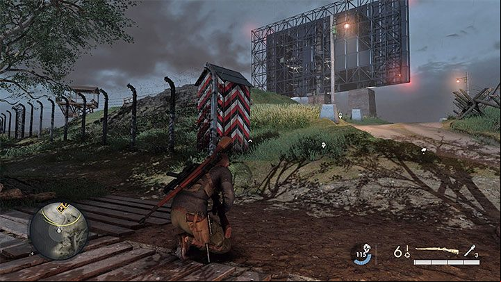 Inside the tunnel, you'll encounter one or two opponents, but getting rid of them is very easy - Sniper Elite 5: Neutralize Radar (Mission 1) - walkthrough - Mission 1 - Atlantic Wall - Sniper Elite 5 Guide, Walkthrough