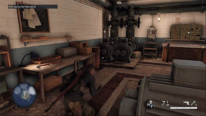 While exploring the bunker, explore all the smaller rooms you - Sniper Elite 5: Neutralize Radar (Mission 1) - walkthrough - Mission 1 - Atlantic Wall - Sniper Elite 5 Guide, Walkthrough