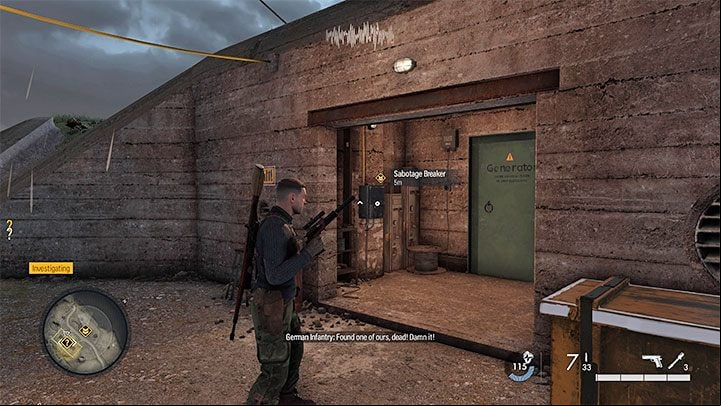 Finally, you have to reach the area behind the bunker - Sniper Elite 5: Neutralize Radar (Mission 1) - walkthrough - Mission 1 - Atlantic Wall - Sniper Elite 5 Guide, Walkthrough