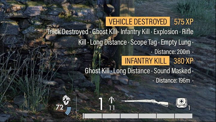 The game rewards you with XP for each defeated opponent and machine destroyed - Sniper Elite 5: XP - how to level up character fast? - FAQ - Sniper Elite 5 Guide, Walkthrough
