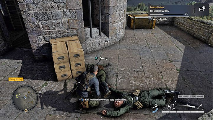 Type of collectible: Personal letter - Sniper Elite 5: Secrets and collectibles in Mission 5 (Festung Guernsey) - list of all - Secrets & Collectibles - Sniper Elite 5 Guide, Walkthrough