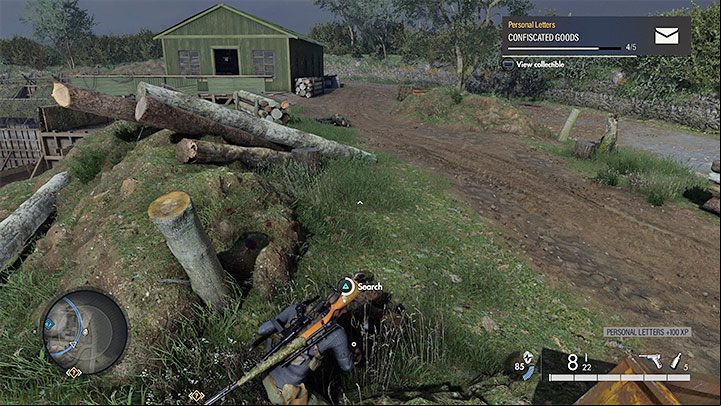Type of collectible: Personal letter - Sniper Elite 5: Secrets and collectibles in Mission 5 (Festung Guernsey) - list of all - Secrets & Collectibles - Sniper Elite 5 Guide, Walkthrough