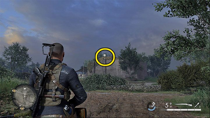 Type of collectible: Dead-Eye Target - Sniper Elite 5: Secrets and collectibles in Mission 5 (Festung Guernsey) - list of all - Secrets & Collectibles - Sniper Elite 5 Guide, Walkthrough