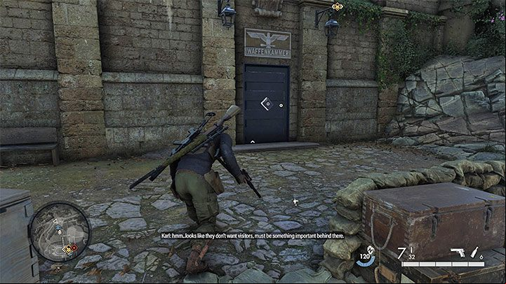 1 - Sniper Elite 5: Eavesdropping on the meeting and getting intel on Kraken (mission 3) - walkthrough - Mission 3 - Spy Academy - Sniper Elite 5 Guide, Walkthrough