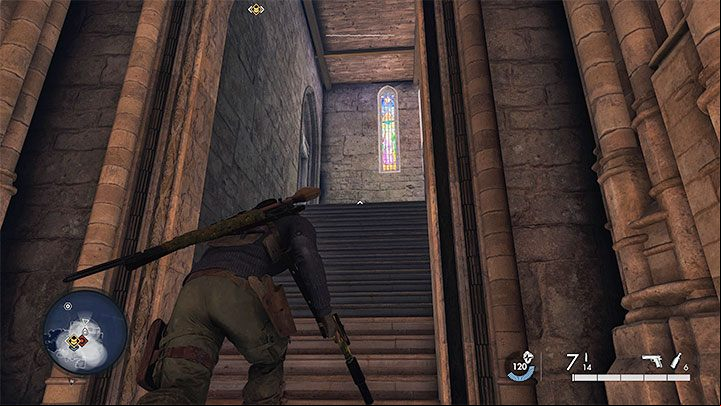 Whichever method you choose, make sure to stay hidden - Sniper Elite 5: Eavesdropping on the meeting and getting intel on Kraken (mission 3) - walkthrough - Mission 3 - Spy Academy - Sniper Elite 5 Guide, Walkthrough