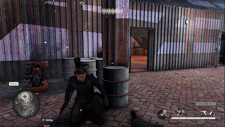 The main furnace is one of the largest locations in the factory - it is in its south-eastern part - Sniper Elite 5: Sabotaging the factory (Mission 4) - walkthrough - Mission 4 - War Factory - Sniper Elite 5 Guide, Walkthrough