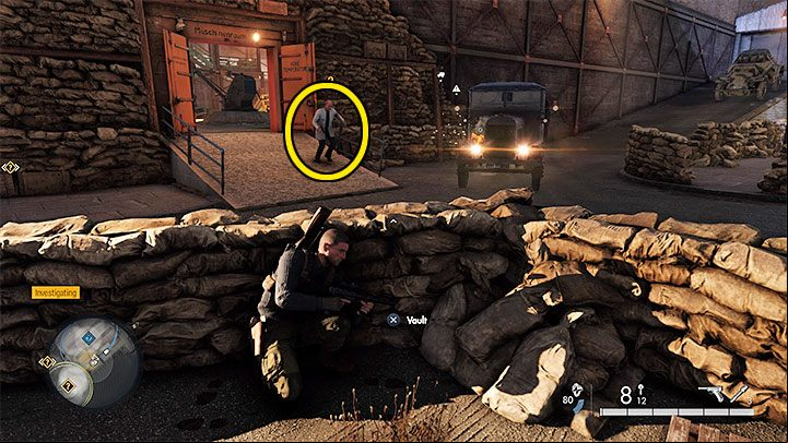The large steelworks building is located in the central part of the map and has various possible entrances - Sniper Elite 5: Side missions from Mission 4 - walkthrough - Mission 4 - War Factory - Sniper Elite 5 Guide, Walkthrough