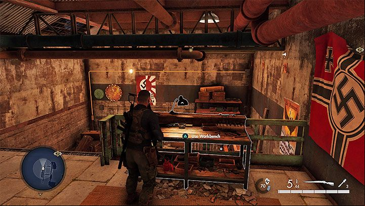 Type of collectible: Workbench - Sniper Elite 5: Secrets and collectibles in mission 4 (War Factory) - list of all - Secrets & Collectibles - Sniper Elite 5 Guide, Walkthrough