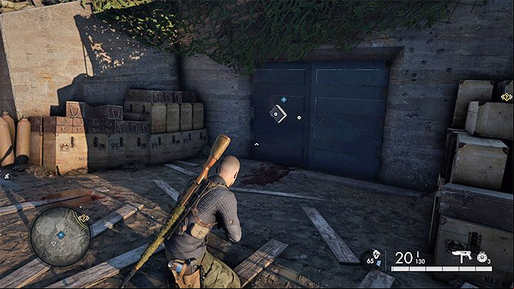 While exploring the trenches check your radar frequently, as you can easily bump into an enemy and get into a fight - Sniper Elite 5: Side missions from mission 6 - walkthrough - Mission 6 - Liberation - Sniper Elite 5 Guide, Walkthrough