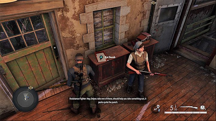 If you want to complete the Kill List Target challenge in Mission 4, you have to eliminate Matthaus Ehrlich with a Rat Bomb - Sniper Elite 5: Kill List Target - Matthaus Ehrlich (Mission 4) - walkthrough - Mission 4 - War Factory - Sniper Elite 5 Guide, Walkthrough