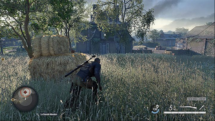 Jaan Trautmann is in the mansion in the western part of the map, which is marked from the beginning of the mission - Sniper Elite 5: Kill List Target (Mission 6): Jaan Trautmann - walkthrough - Mission 6 - Liberation - Sniper Elite 5 Guide, Walkthrough