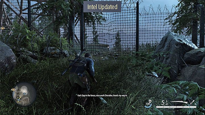 There are easier ways to reach the other side without the need to break through the checkpoints - Sniper Elite 5: By the outposts (mission 7) - walkthrough - Mission 7 - Secret weapons - Sniper Elite 5 Guide, Walkthrough