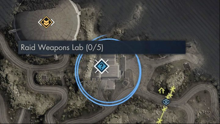 The laboratory is located in the northeastern part of the map (screenshot above) - Sniper Elite 5: Optional missions in Mission 7 - walkthrough, solution - Mission 7 - Secret weapons - Sniper Elite 5 Guide, Walkthrough