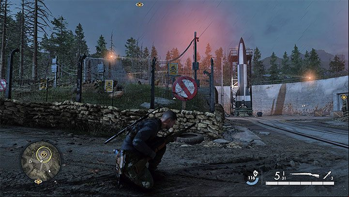 This is one of the mandatory locations related to the V2 rocket project - Sniper Elite 5: Mission 7 (Secret Weapons) map and location description - walkthrough - Mission 7 - Secret weapons - Sniper Elite 5 Guide, Walkthrough