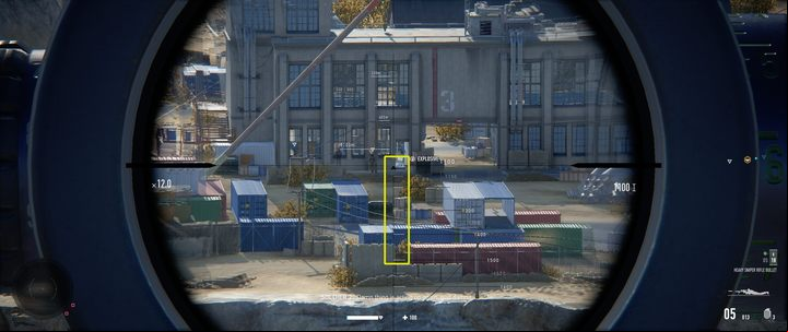 Use the white and horizontal lines to calculate the wind correction - Sniper Contracts 2: Shooting guide - Basics - Sniper Ghost Warrior Contracts 2 Guide