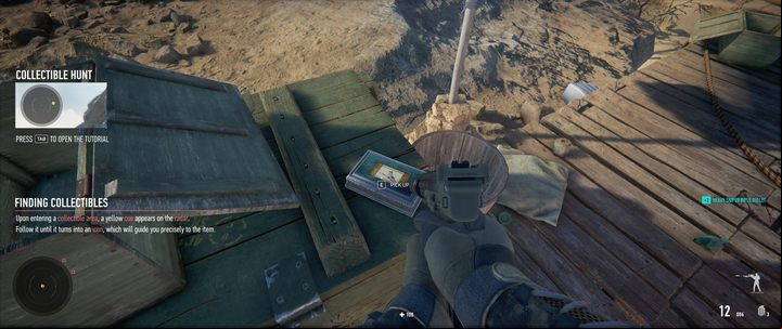 You will find a collectible on top of the green crates - Sniper Contracts 2: Zindah Province - walkthrough - Walkthrough - Sniper Ghost Warrior Contracts 2 Guide