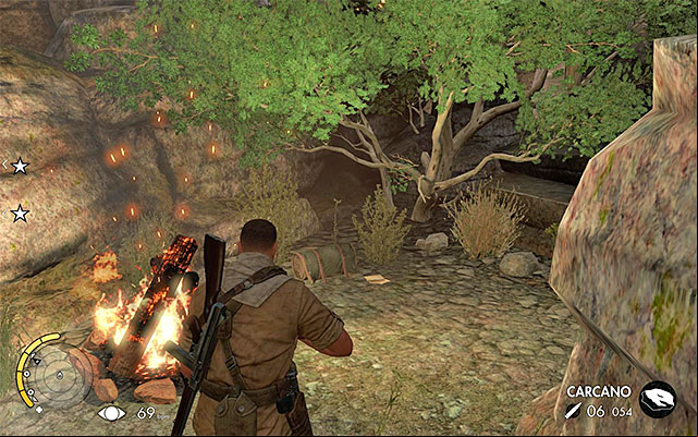 The main flaw of choosing the west part of the village is that you will miss the chance to easily find two secrets - Reaching the central part of the map - Mission 3 - Halfaya - Sniper Elite III: Afrika - Game Guide and Walkthrough