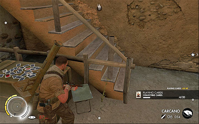 A Collectible Card - Exploring the central part of the map - Mission 3 - Halfaya - Sniper Elite III: Afrika - Game Guide and Walkthrough