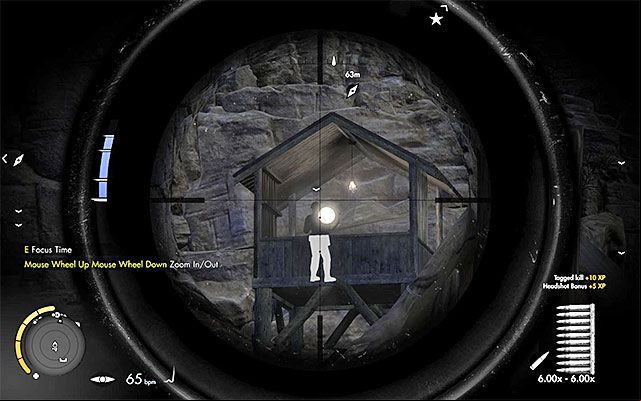 The tower on the right - Exploring the southern part of the map - Mission 4 - Fort Rifugio - Sniper Elite III: Afrika - Game Guide and Walkthrough