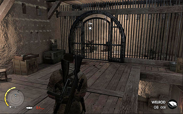 The cell - Finding the informers cell - Mission 4 - Fort Rifugio - Sniper Elite III: Afrika - Game Guide and Walkthrough