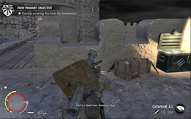 More ammunition crates - Protecting the informer - Mission 4 - Fort Rifugio - Sniper Elite III: Afrika - Game Guide and Walkthrough