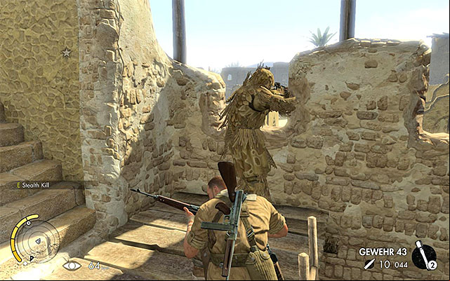 During the exploration of the city, you need to keep in mind that there are two enemy snipers here (points 7 on the map) - Exploration of the old city - Mission 5 - Siwa Oasis - Sniper Elite III: Afrika - Game Guide and Walkthrough