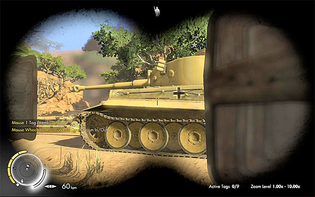 It is best to hide behind one of the buildings - Destroying the Tiger tank - Mission 6 - Kasserine - Sniper Elite III: Afrika - Game Guide and Walkthrough