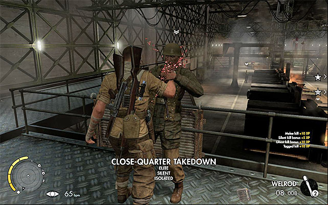 Kill the successive enemies and keep an eye out for collectibles - Destroying the first transformer - Mission 8 - Ratte Factory - Sniper Elite III: Afrika - Game Guide and Walkthrough