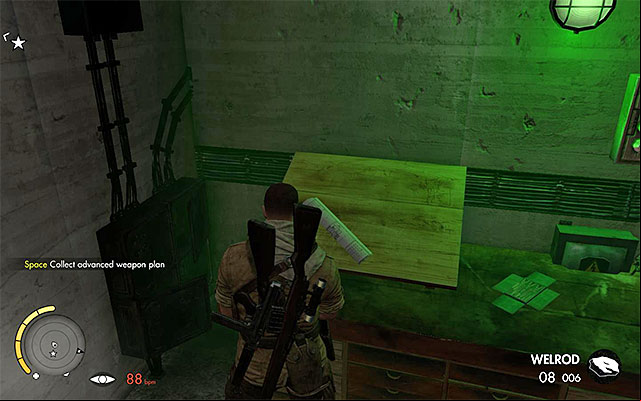 The location where you find the third schematic - Destroying the ammo depot - Mission 8 - Ratte Factory - Sniper Elite III: Afrika - Game Guide and Walkthrough