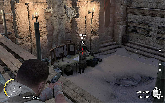 Eliminate the officer and search his corpse - War Diaries - Collectibles - Mission 2 - Sniper Elite III: Afrika - Game Guide and Walkthrough