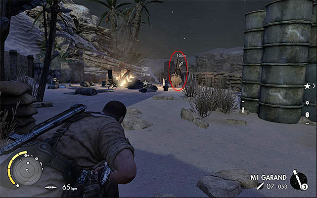 The enemy on the hill - Weapon Parts - Collectibles - Mission 2 - Sniper Elite III: Afrika - Game Guide and Walkthrough