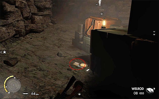 Examine the area behind the crates - War Diaries - Collectibles - Mission 3 - Sniper Elite III: Afrika - Game Guide and Walkthrough